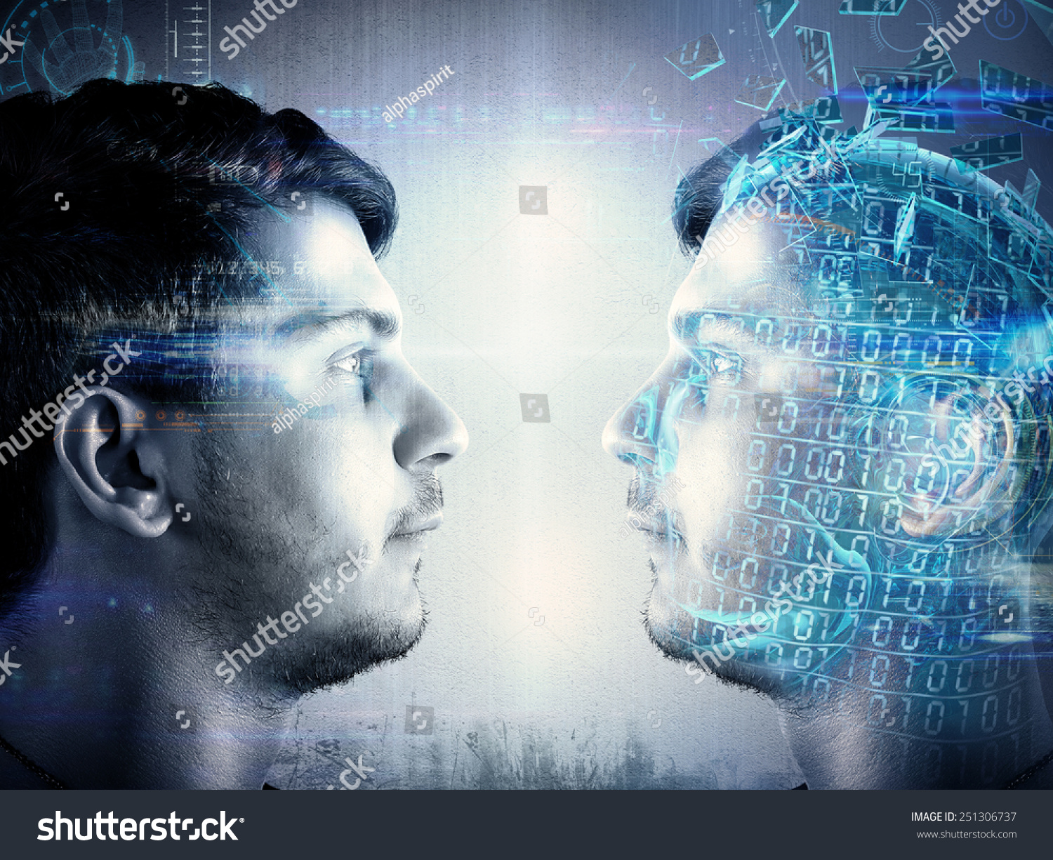 Man tries to create a identity copy