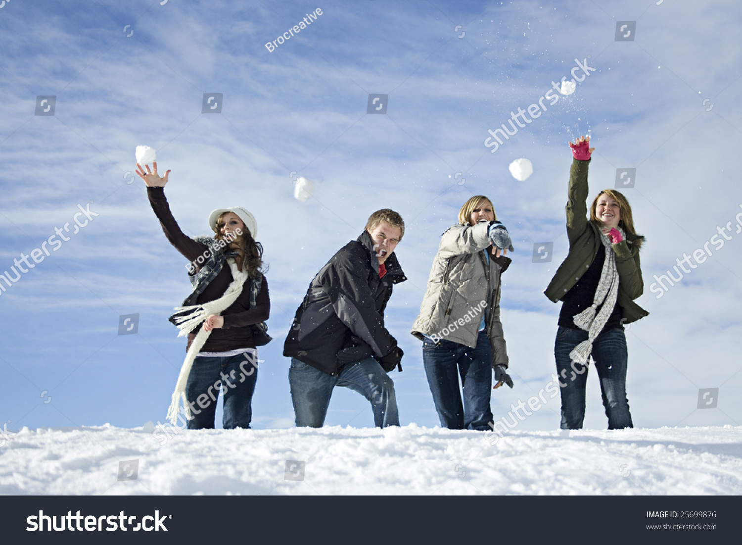 Snowball fight