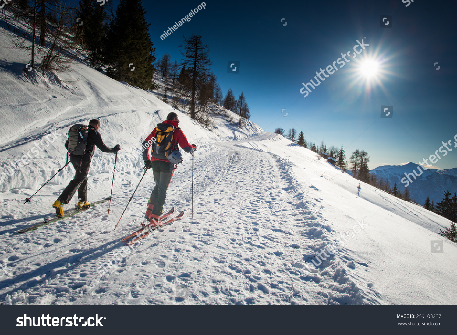 Randonnee ski trails