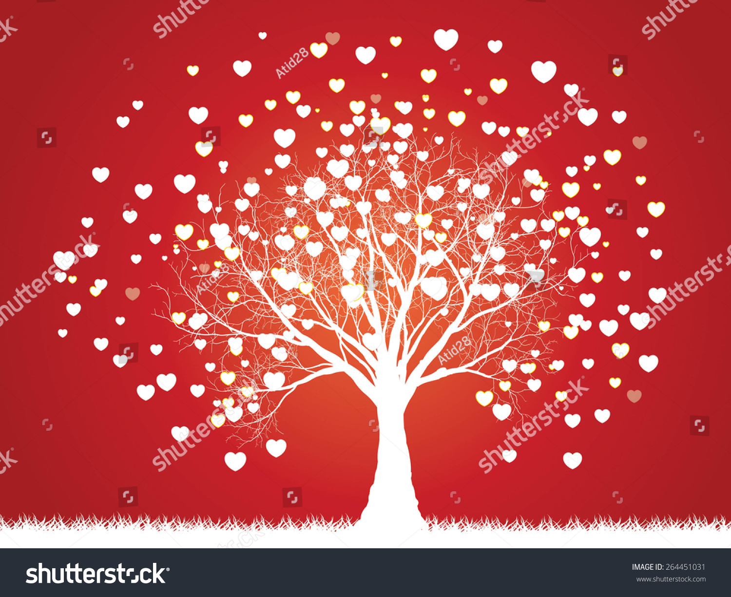 Trees of love for your design