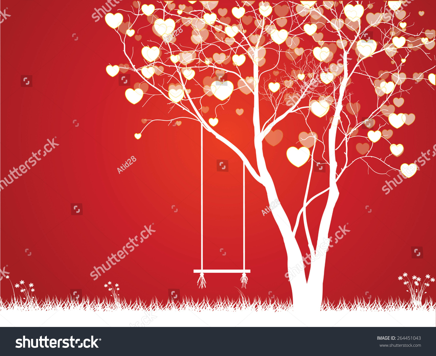 Trees of love for your design