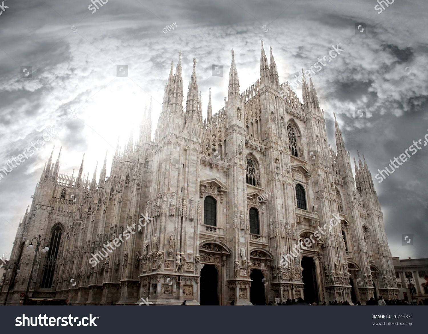 Milan cathedral  know as Duomo italy