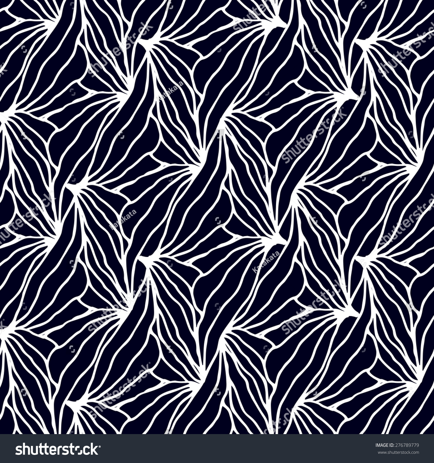 Abstract geometric monochrome pattern with unusual forms. illustration