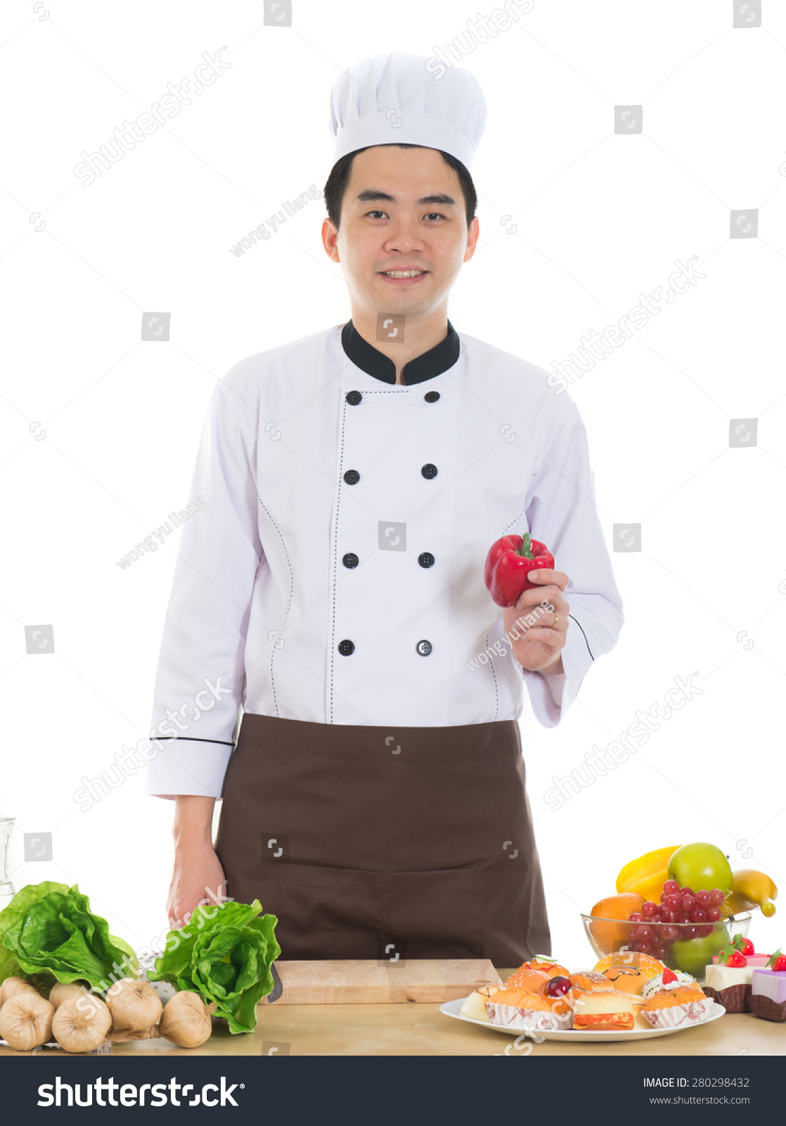 asian male chef