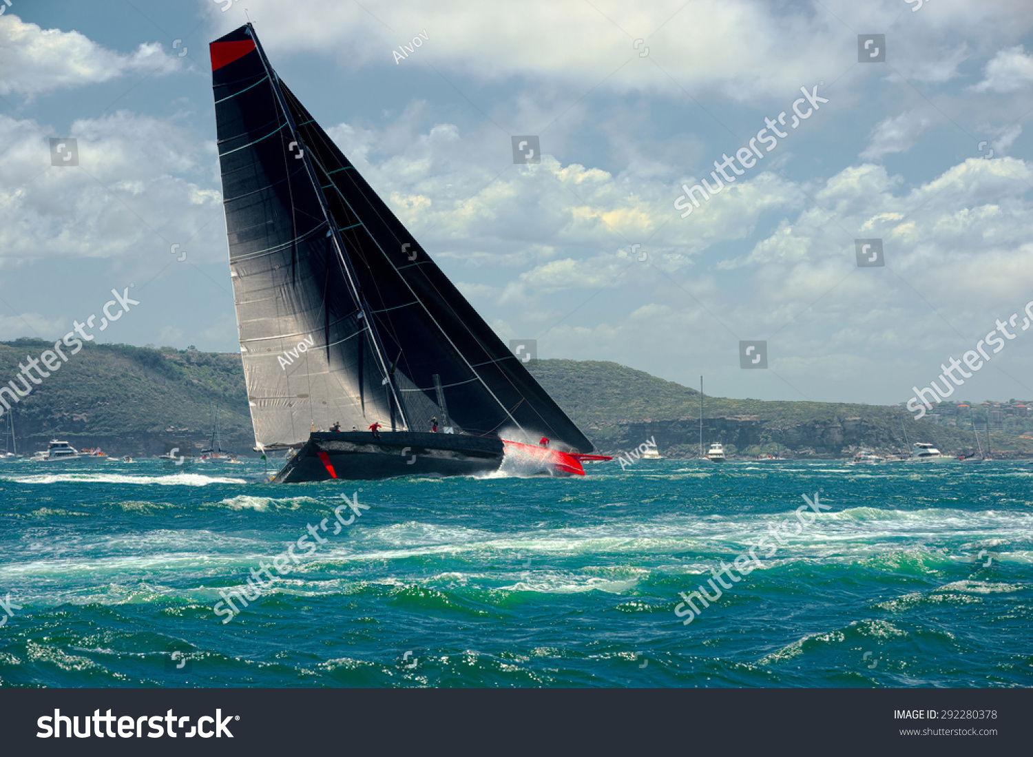 Sailing yacht. Collection of sailing