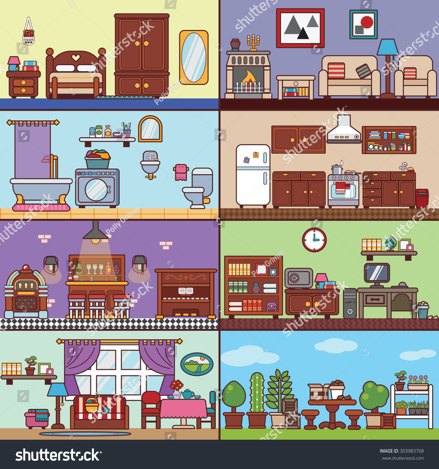 flat style vector illustration