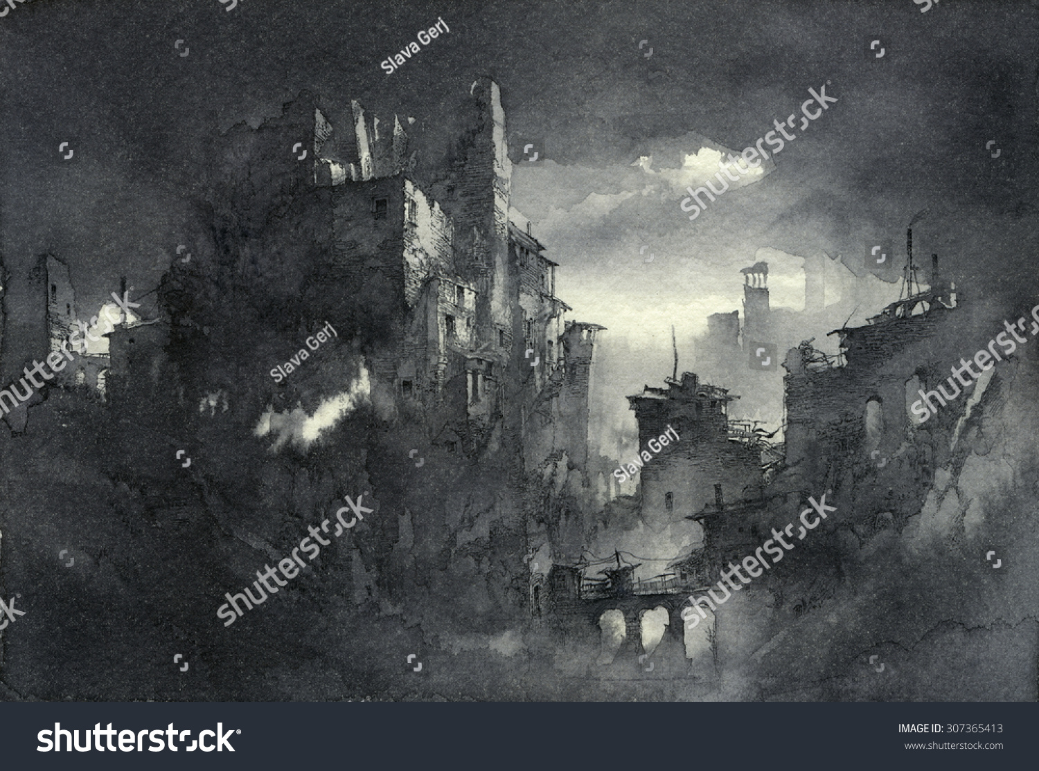 Fantasy ruins