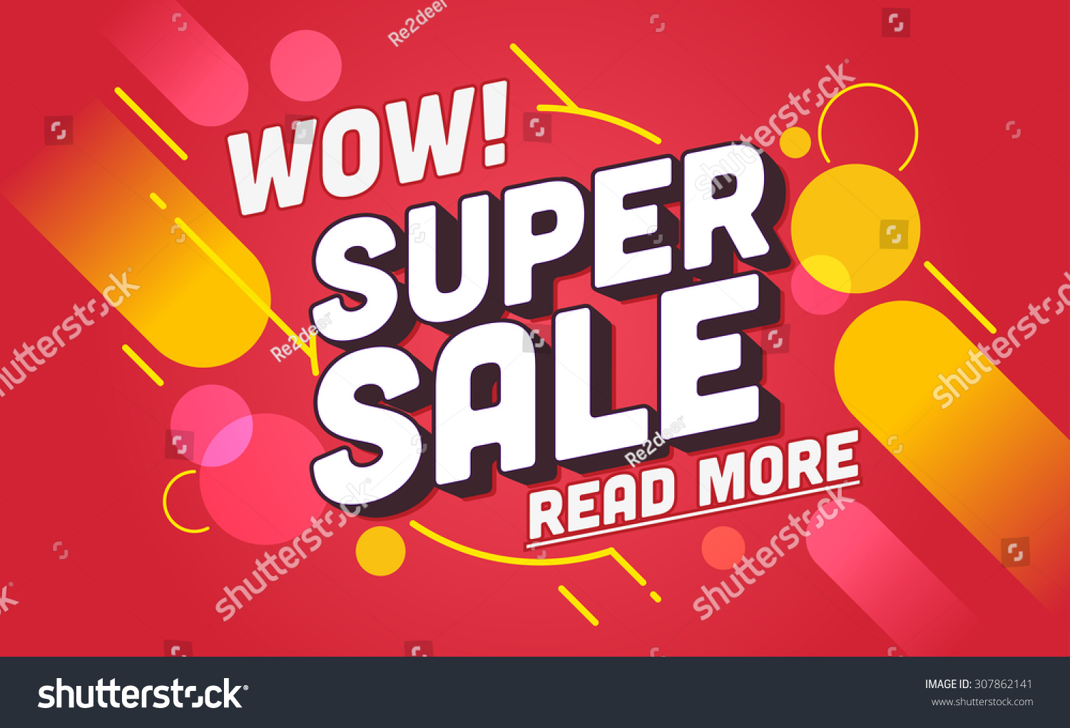 Super sale banner design.Vector illustration