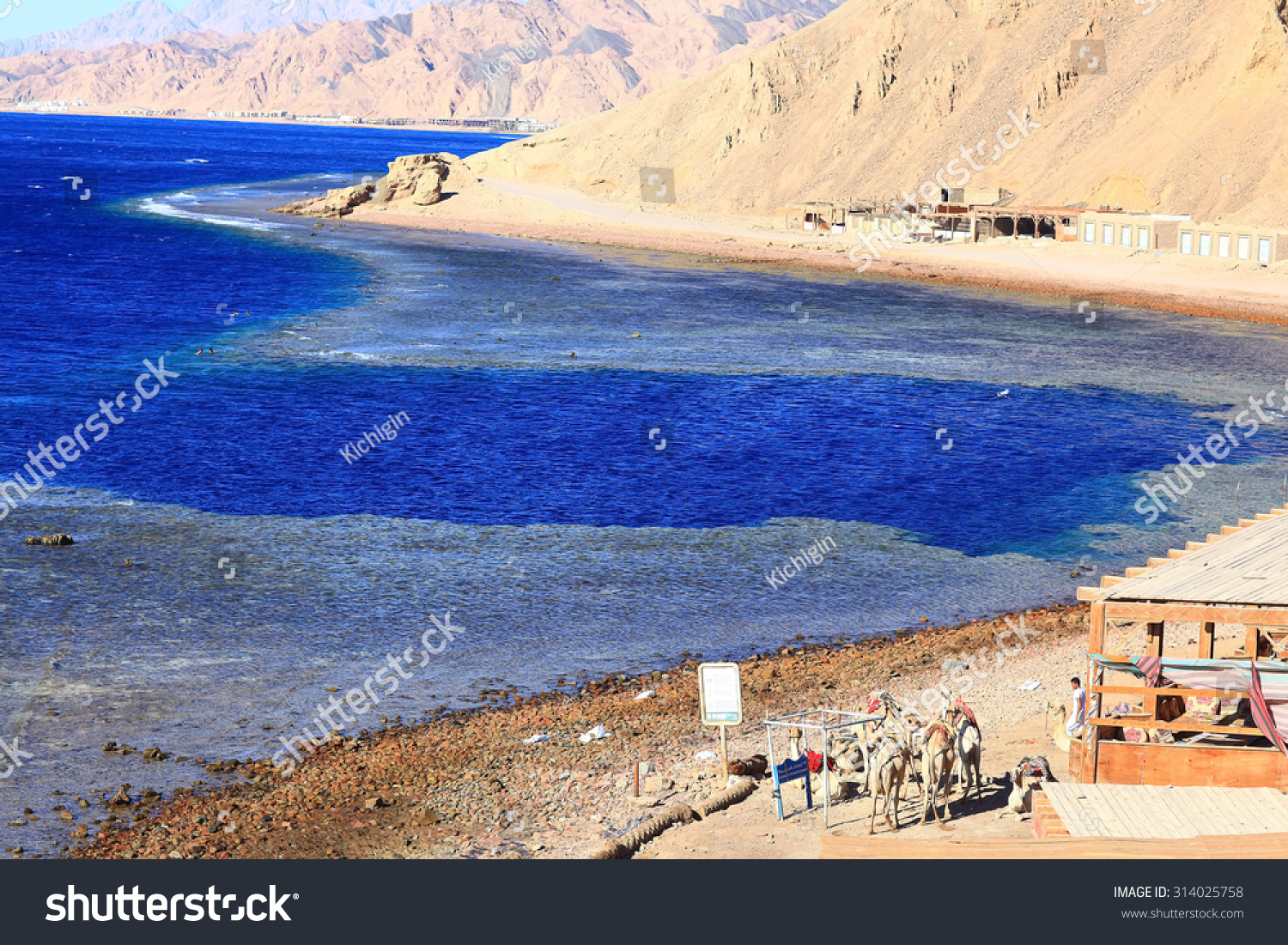 landscape Egypt Blue Hole