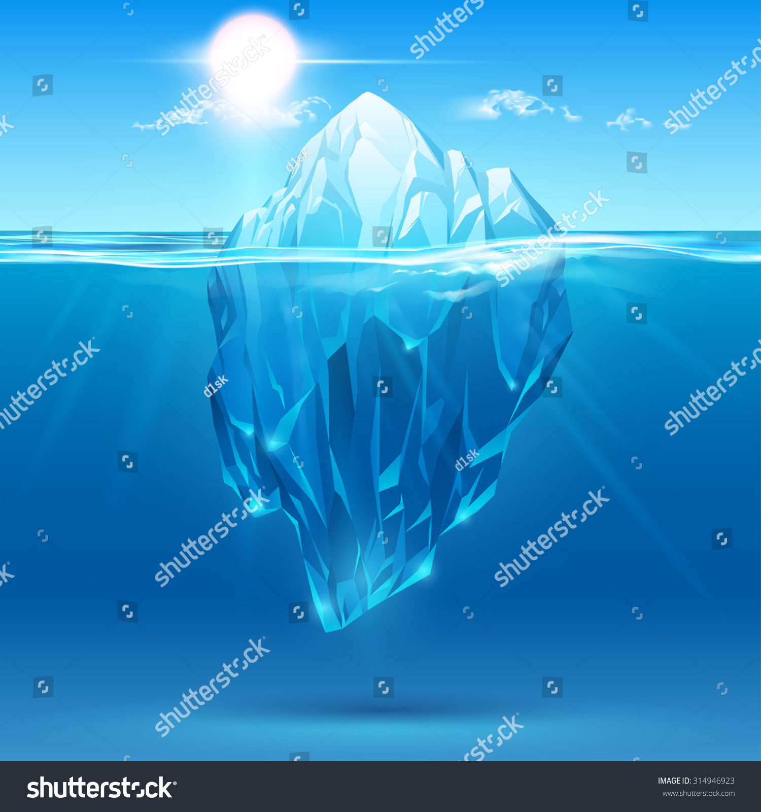 Iceberg illustration