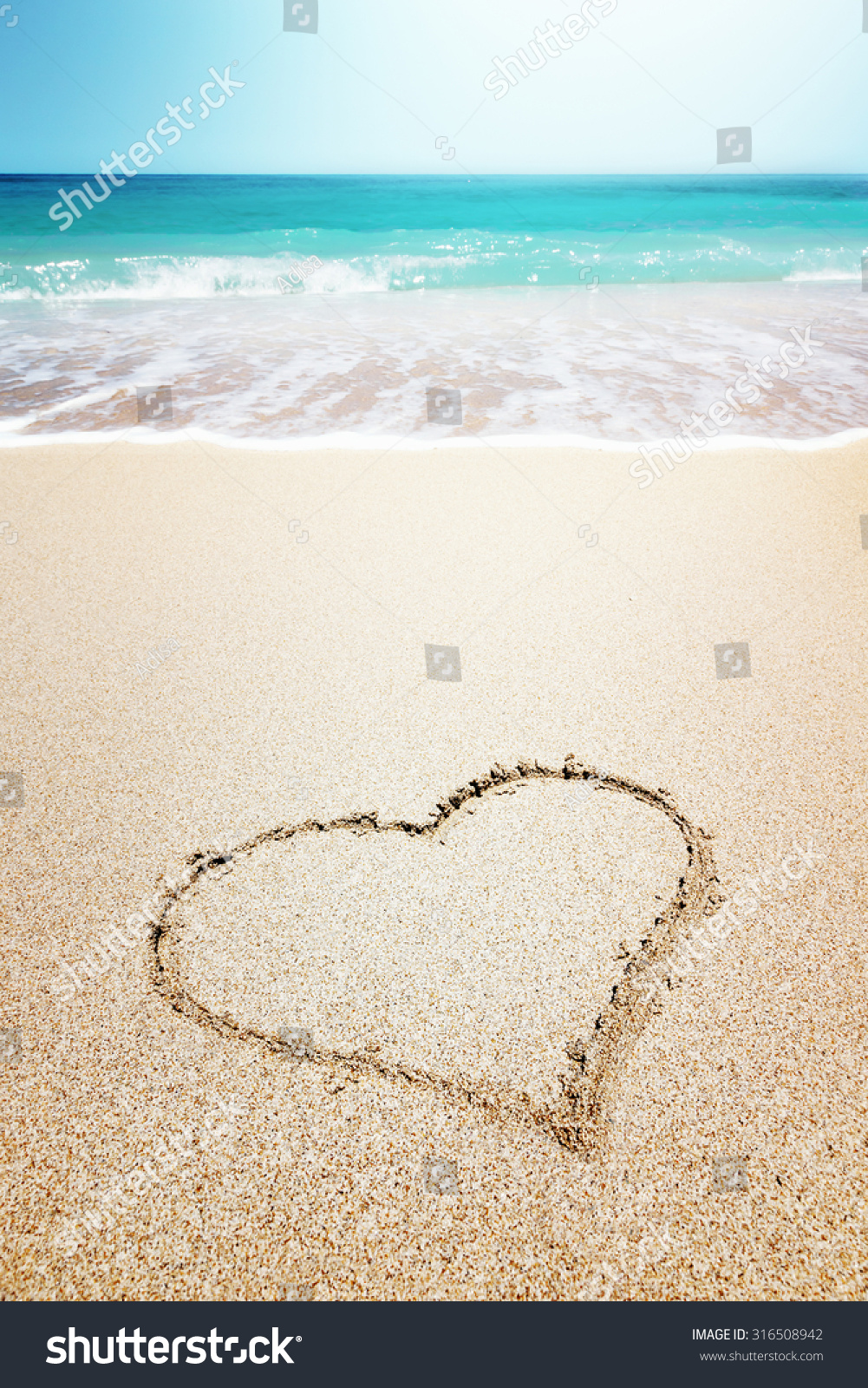 Sand heart