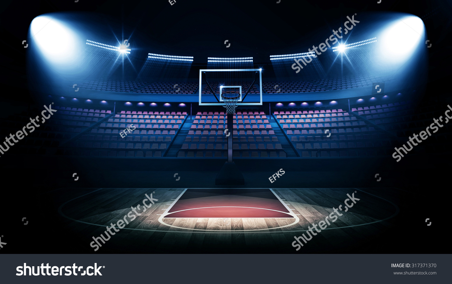 Basketball arena