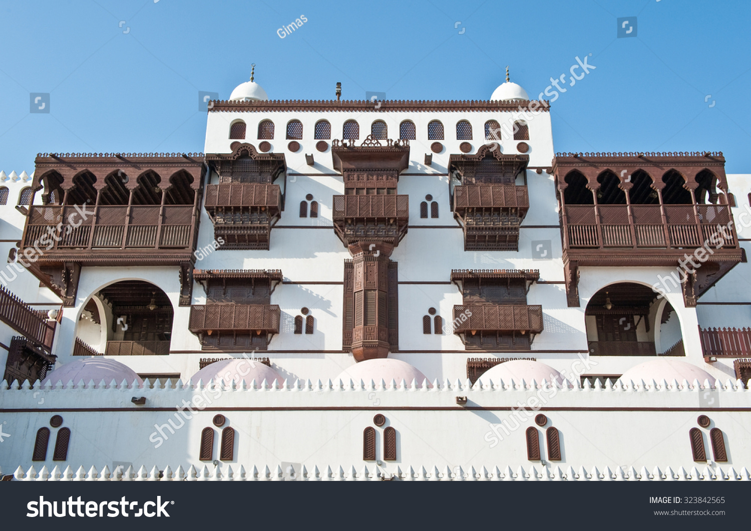 Saudi Arabia  Jeddah  the Abdul Raouf Khalif palace and mosque