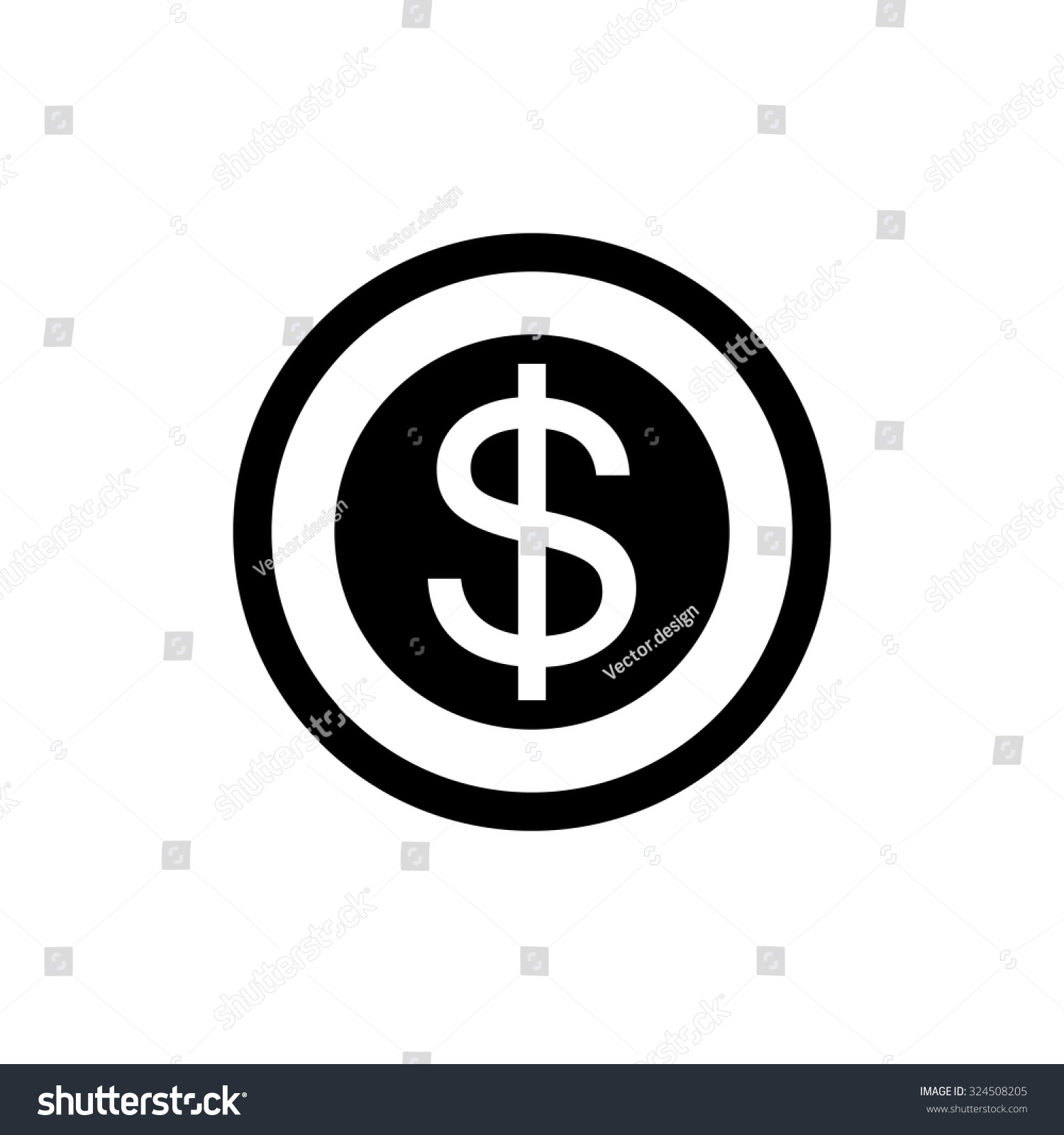 Vector Dollar Sign Icon