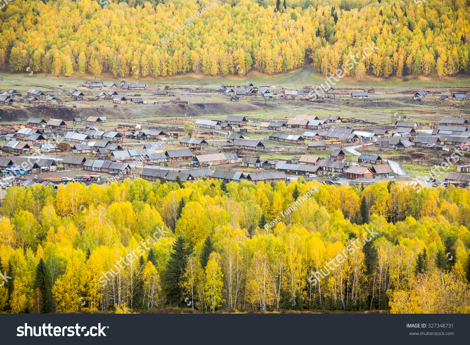 Hemu Village  Xinjiang China