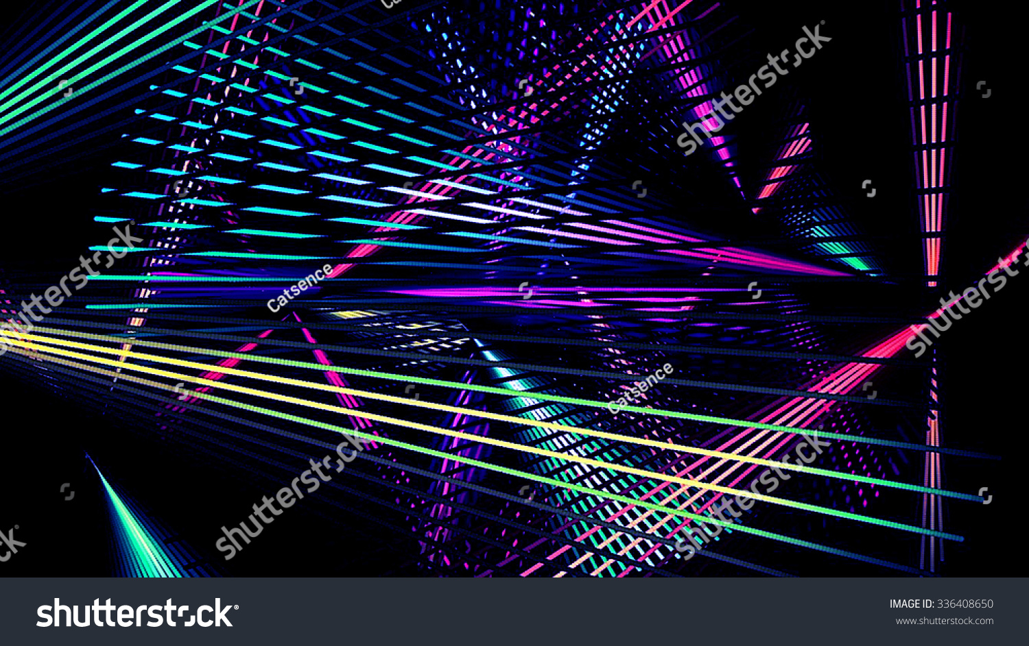 Laser Lights Background