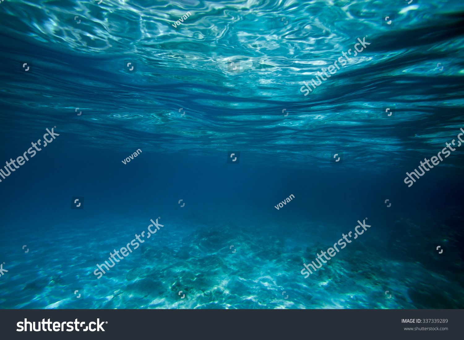 background sand on the beach underwater