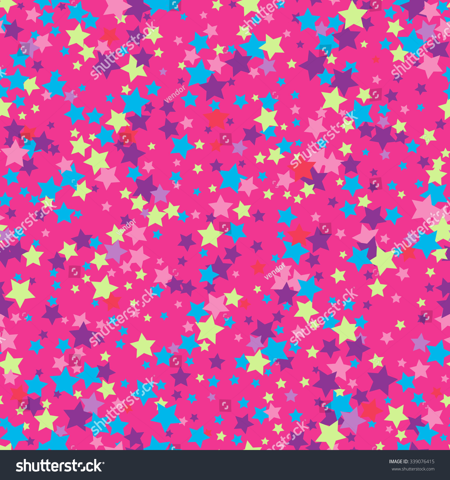 Seamless background with stars