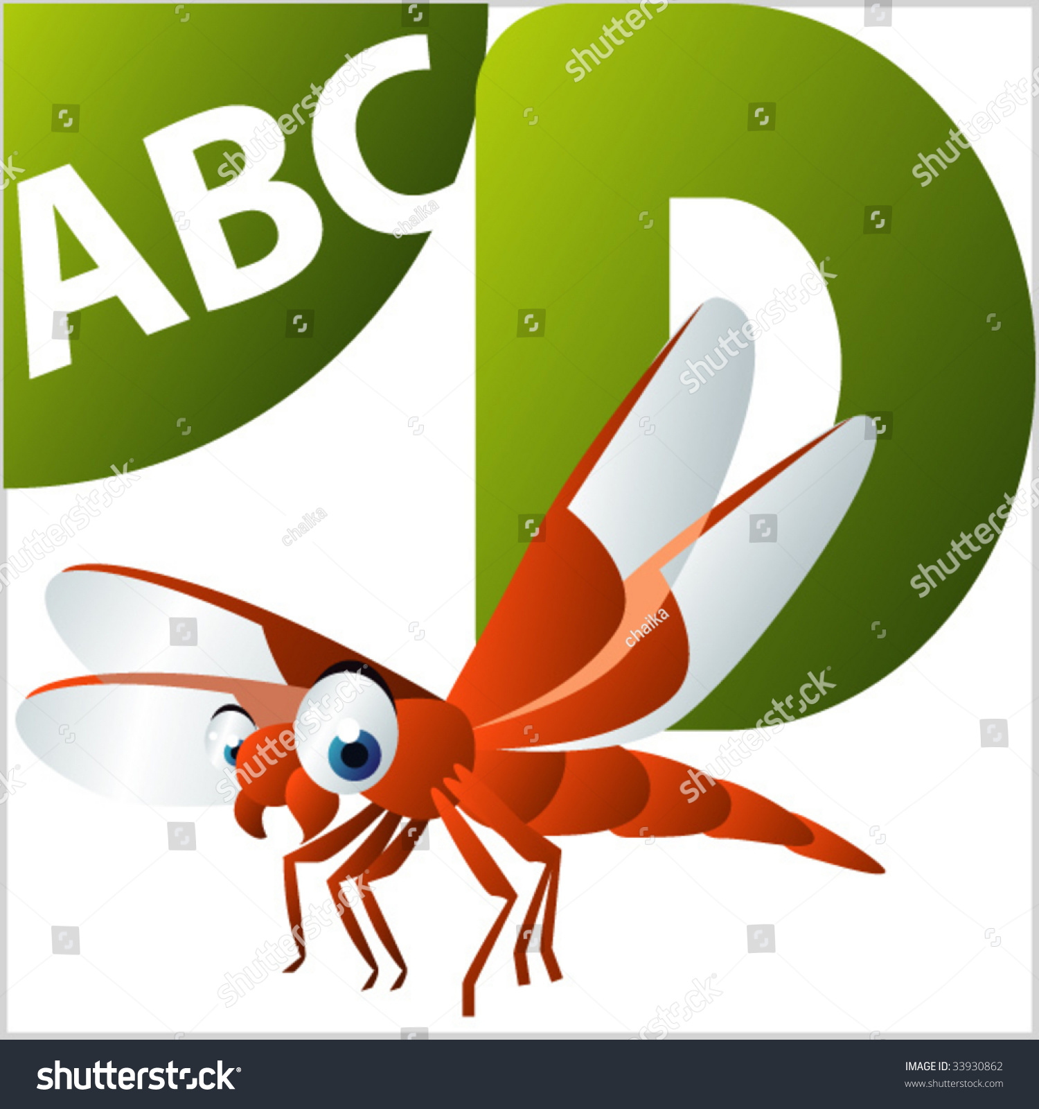 abc animals d is for dragonfly