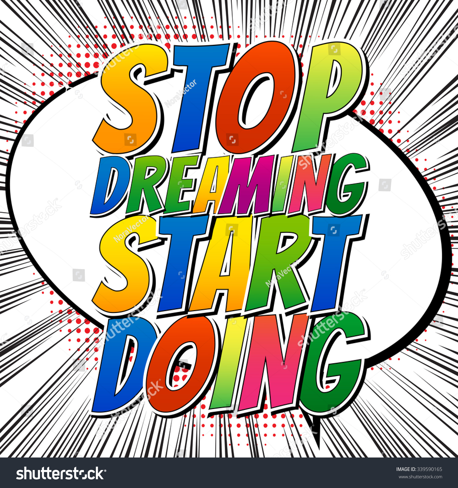 stop dreaming start doing