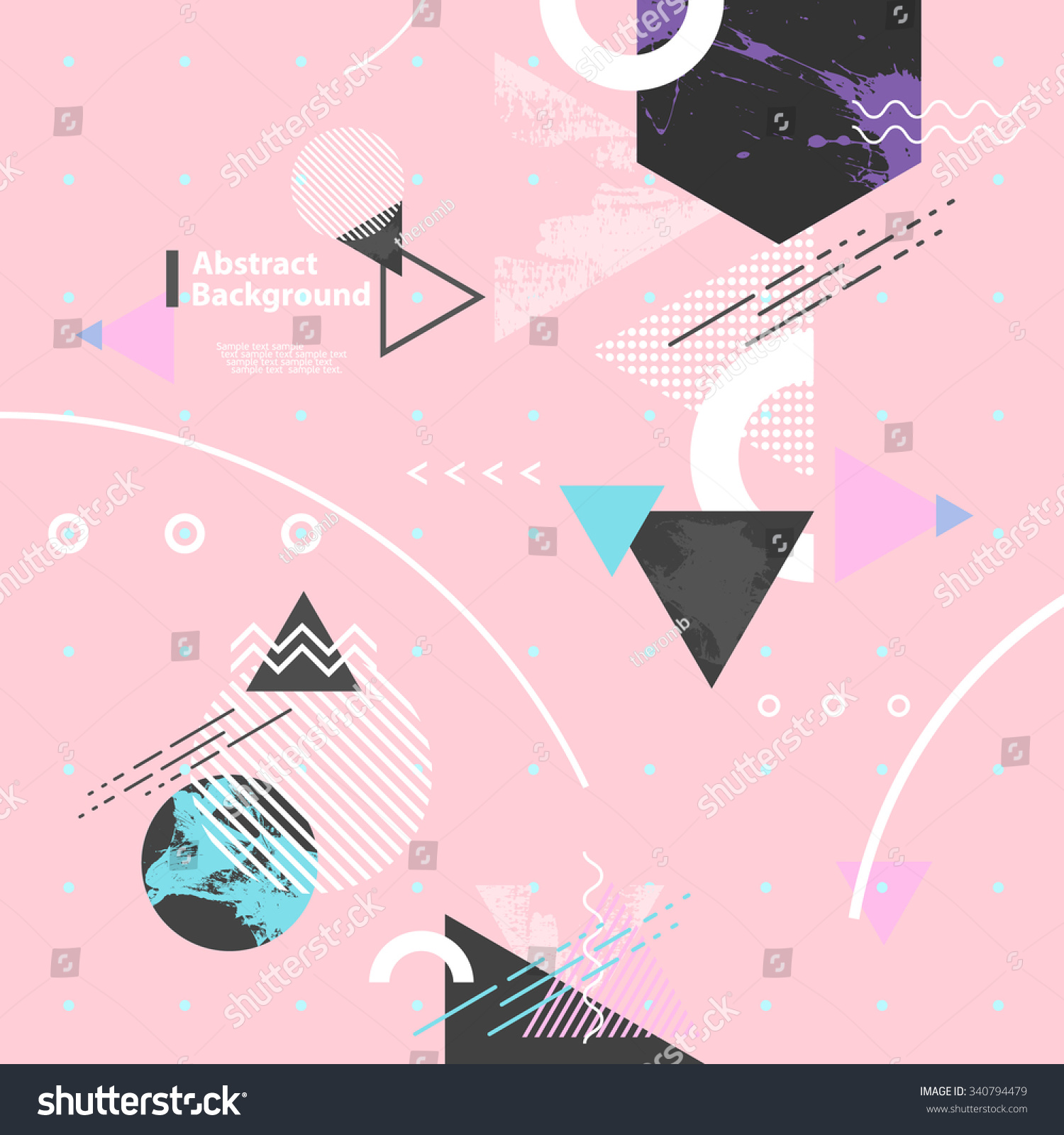 Abstract modern geometric background
