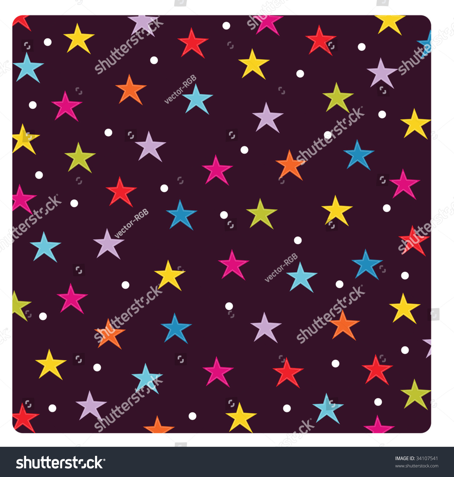 Vector star background design