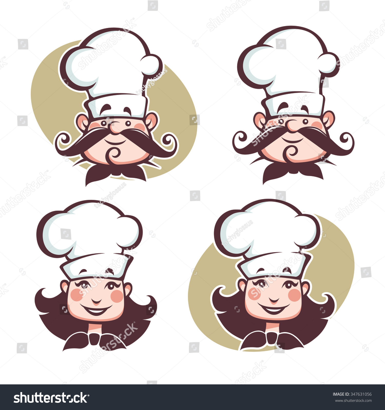 man and woman happy chef