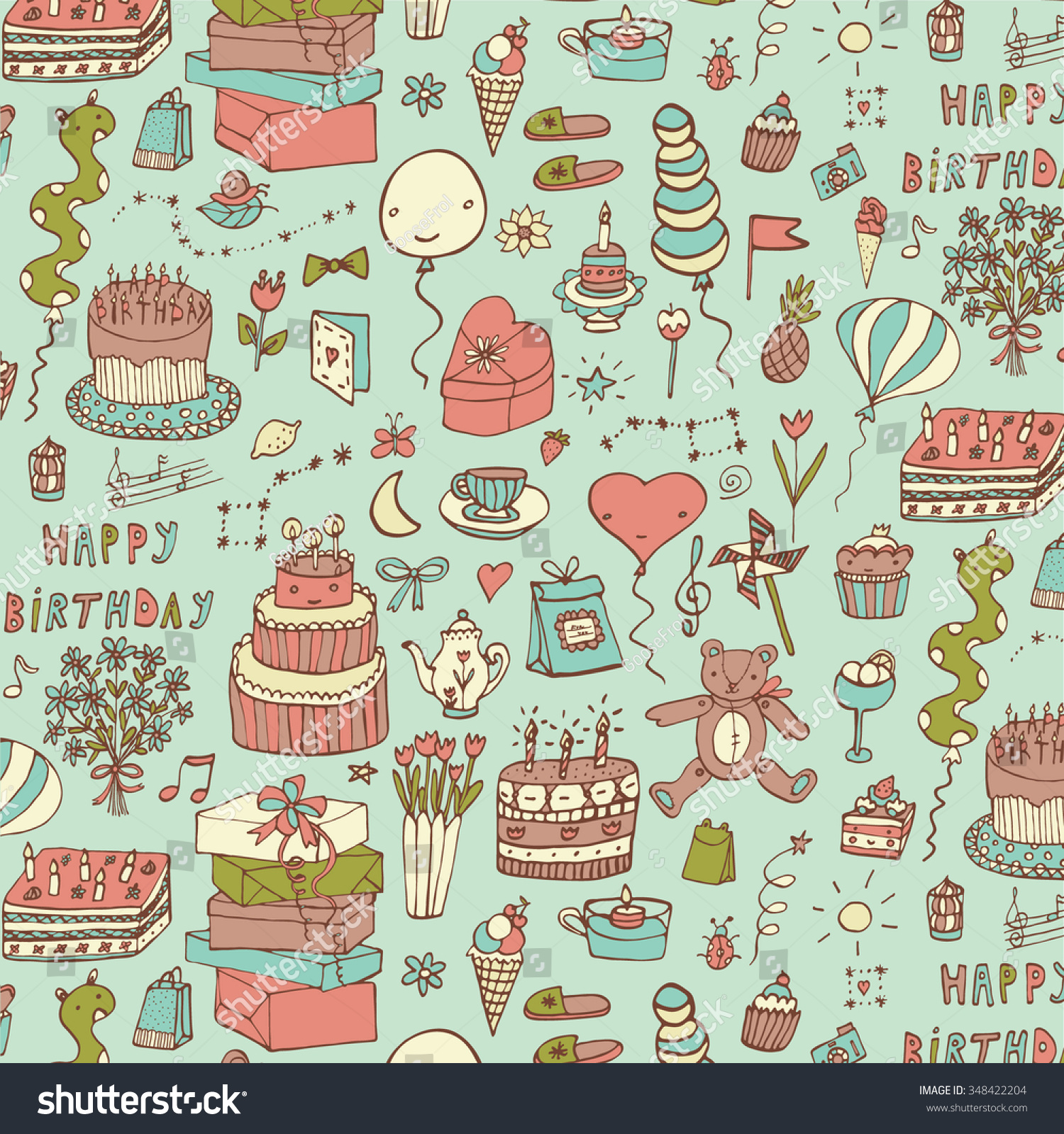 Happy Birthday pattern