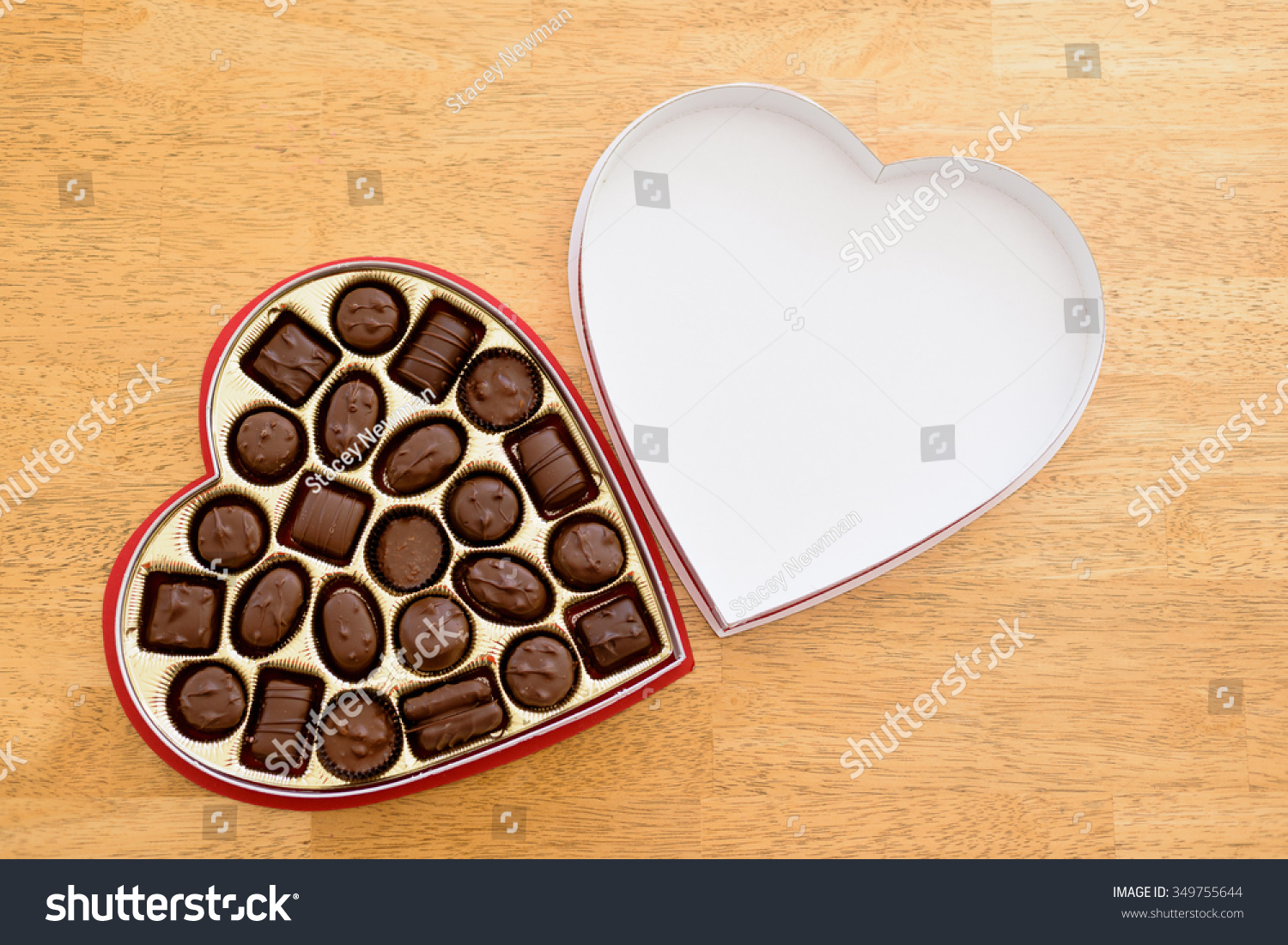 Heart box of chocolates  Valentine's Day backgrounds.
