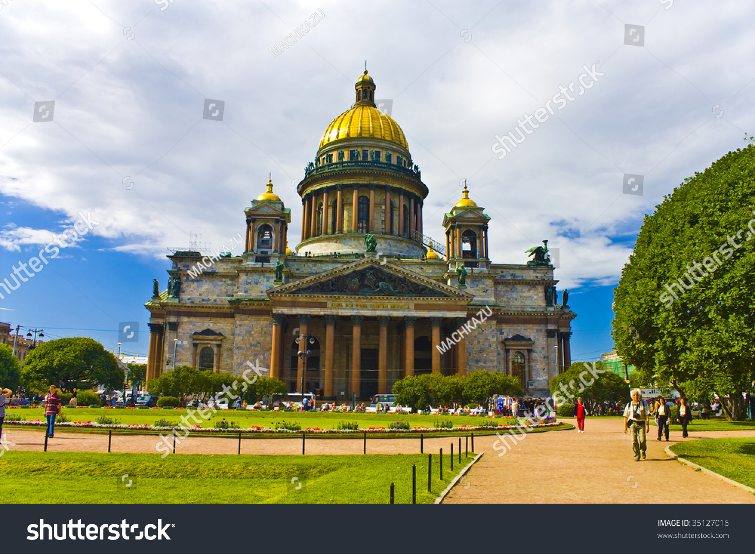 The Isaac cathedral in St Petersburg