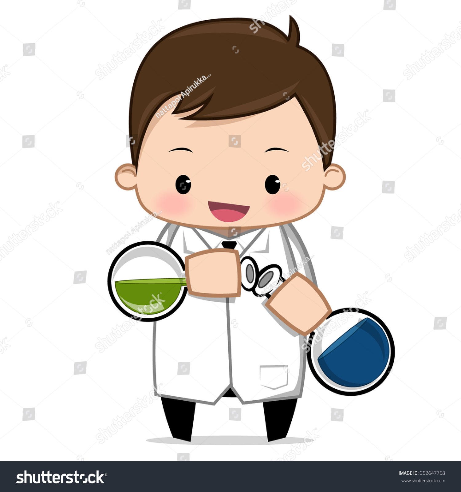 scientist cartoon