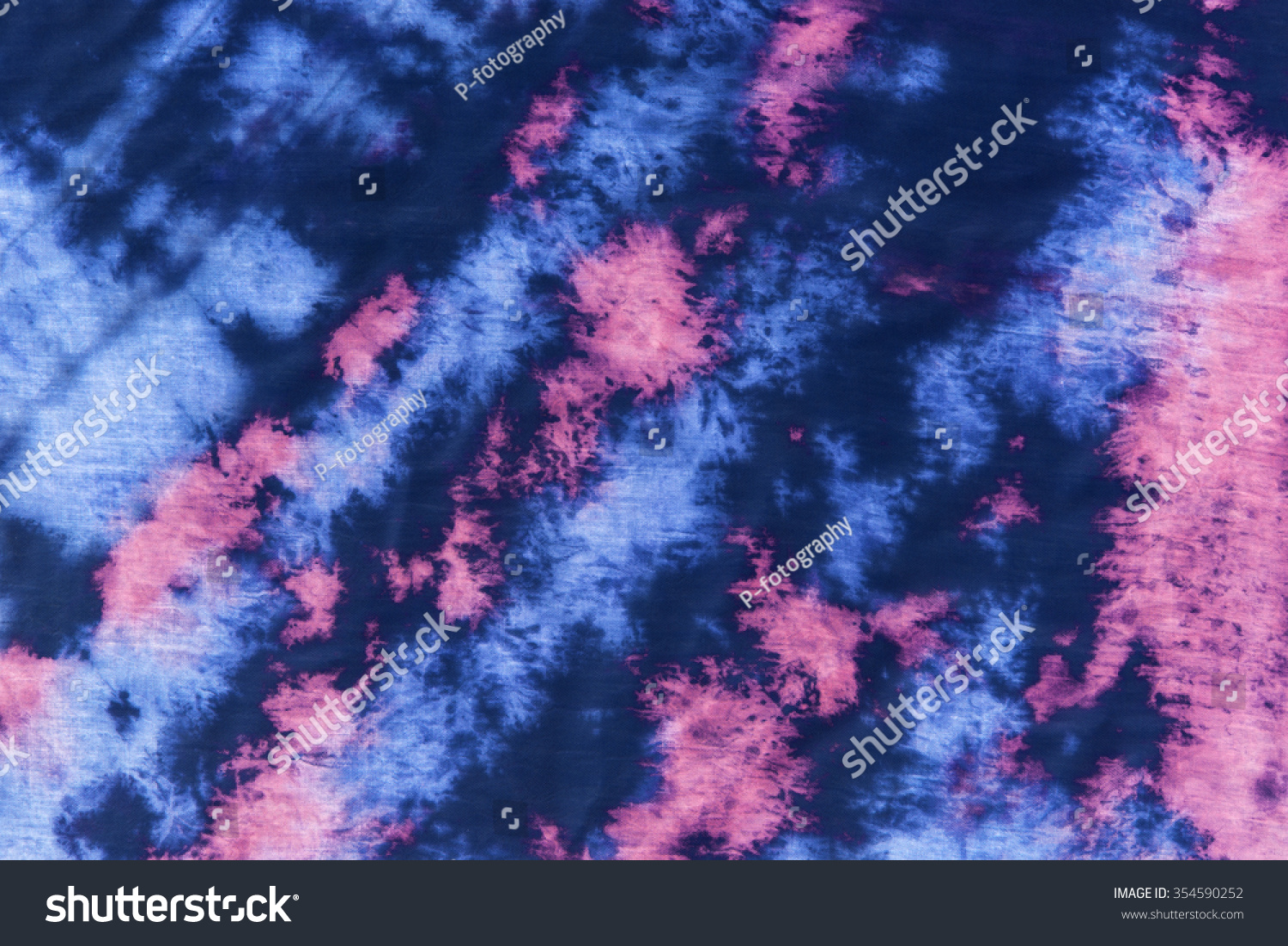 tie dyed pattern on cotton fabric for background.

