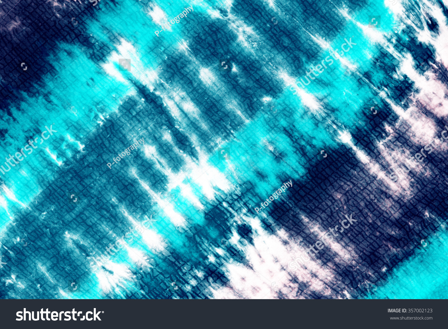 tie dyed pattern hand dye on cotton fabric abstract background.

