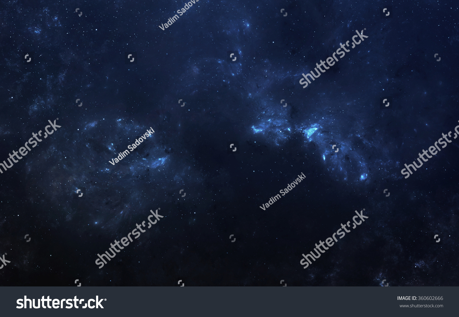 Infinite space background with nebula and stars. This image elements furnished by NASA.