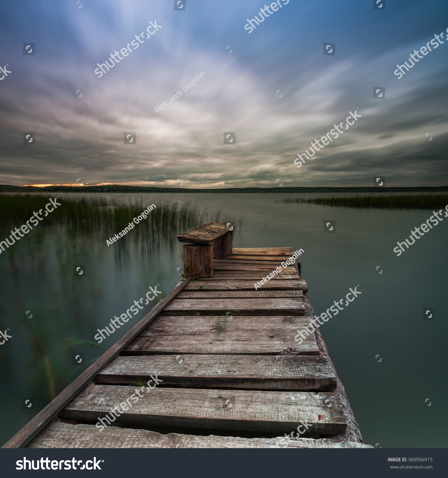 old wooden pier