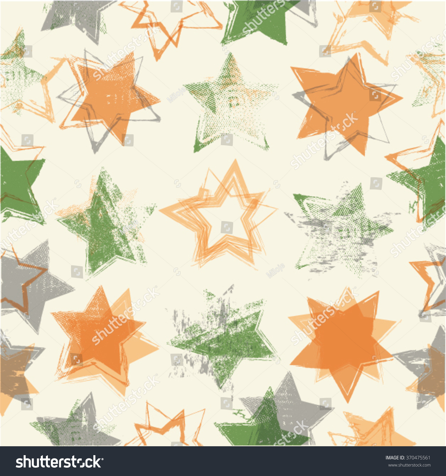 Abstract star Seamless Pattern. texture with grunge shapes.striped repeating wallpaper.poster with geometric Elements.