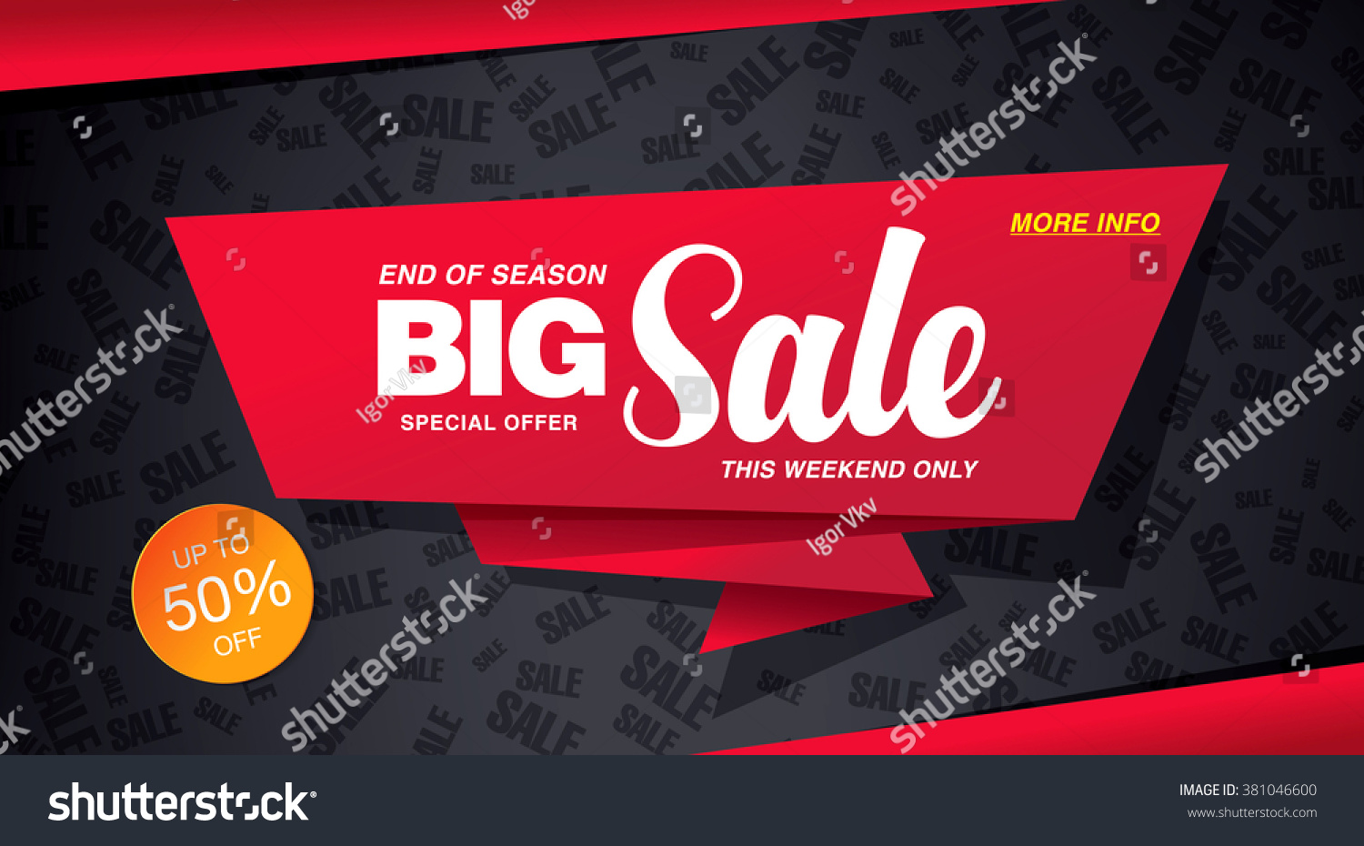 sale banner template design
