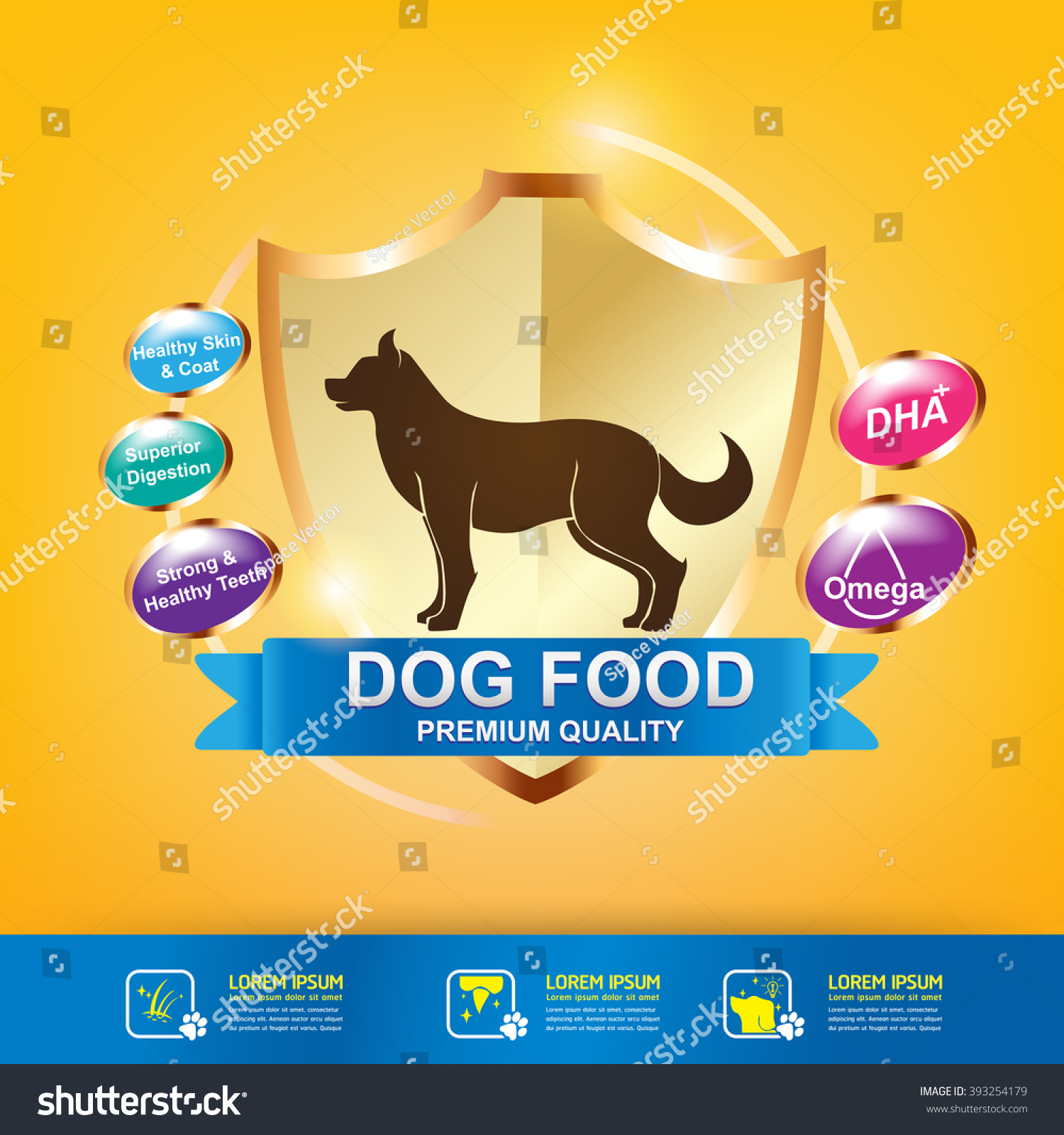 Dog Food Vector