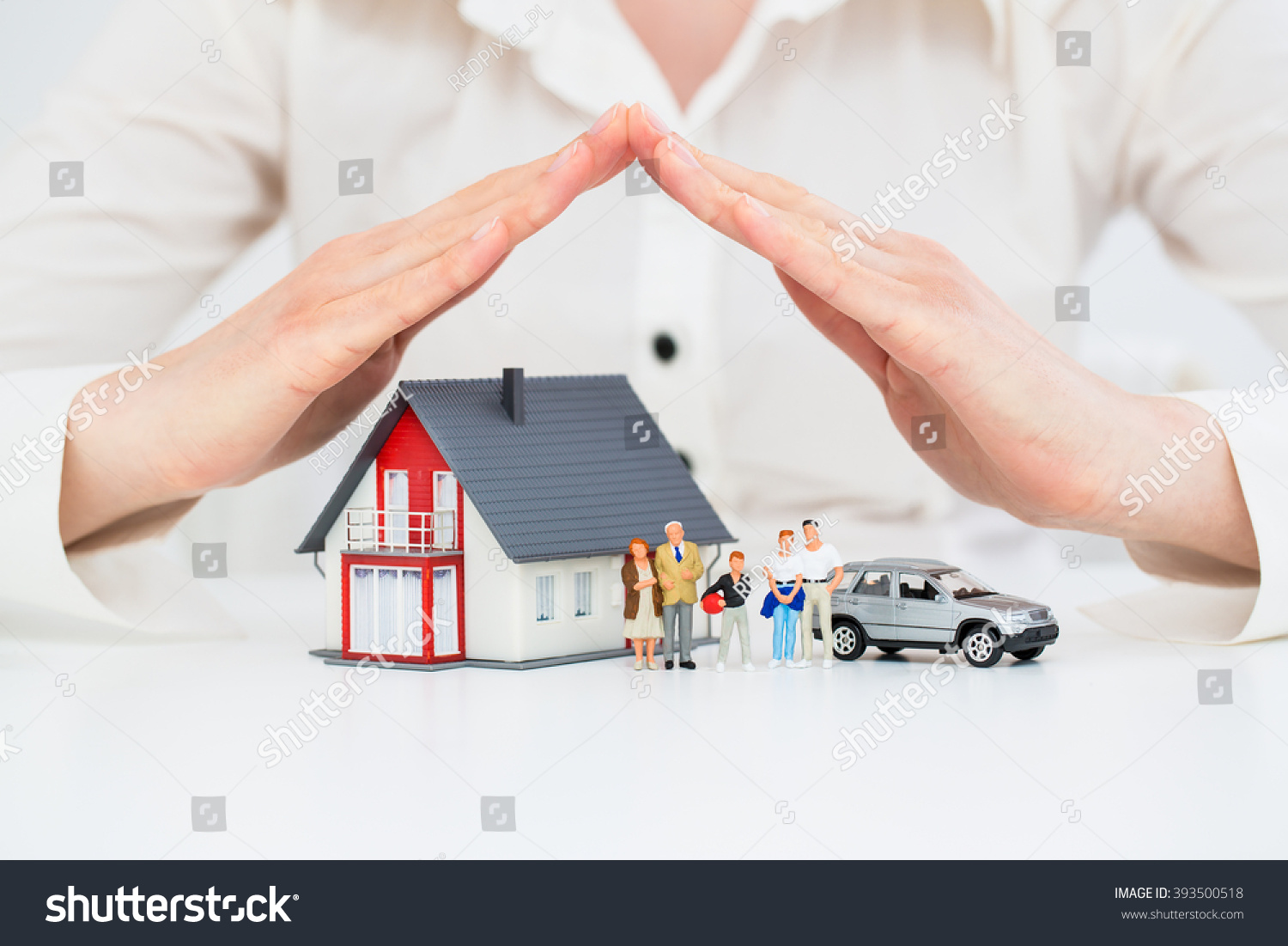 Insurance Home House Life Car Protection Protect Concepts