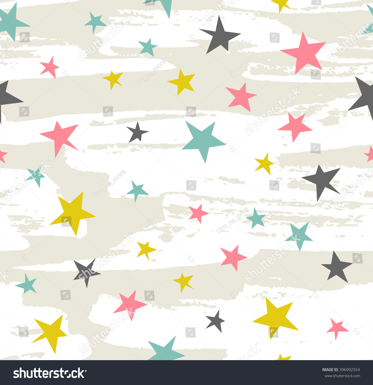 Hipster Geometric Star seamless Pattern. Vector Star Pattern Background