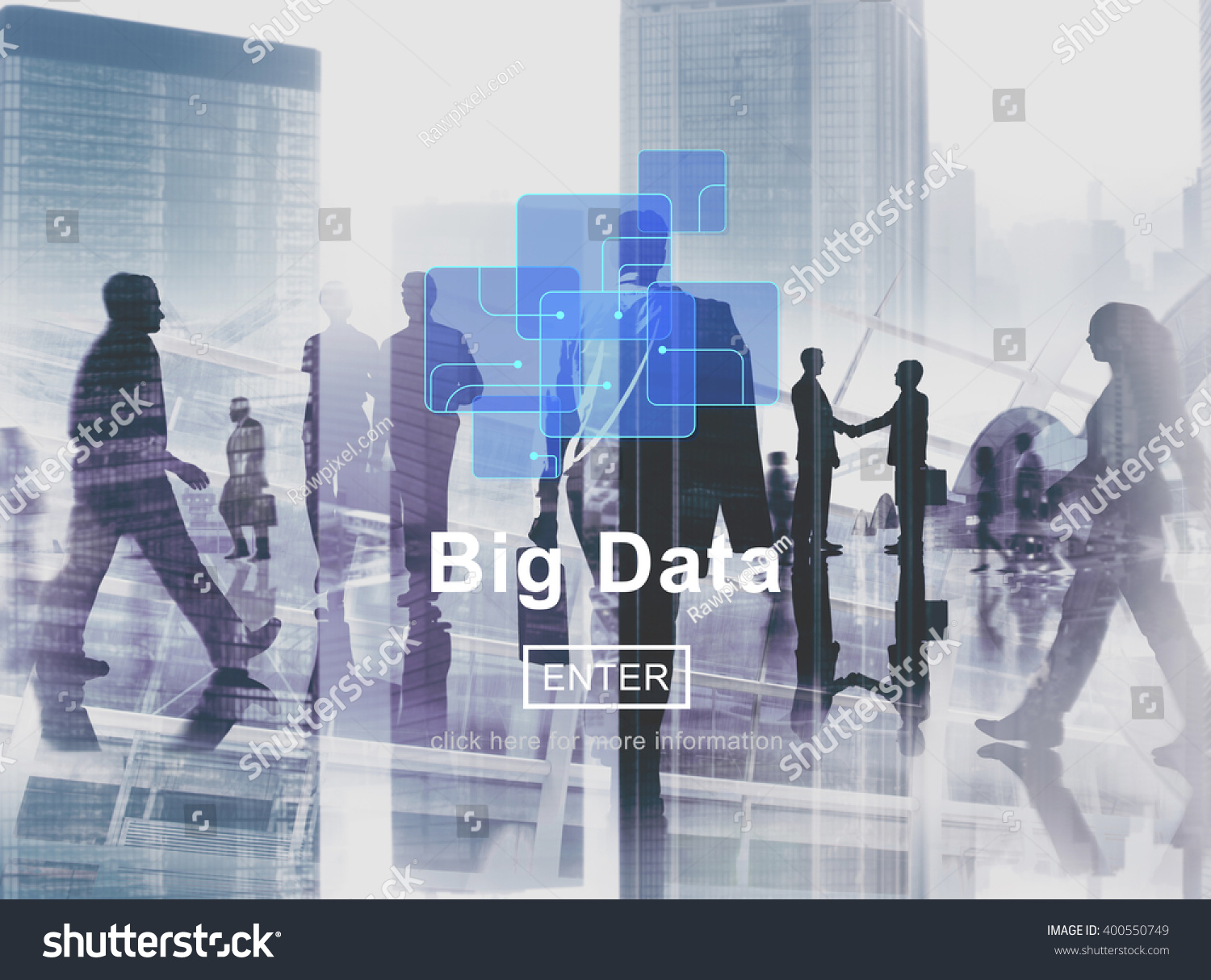 Big Data Information Cloud Technology Concept