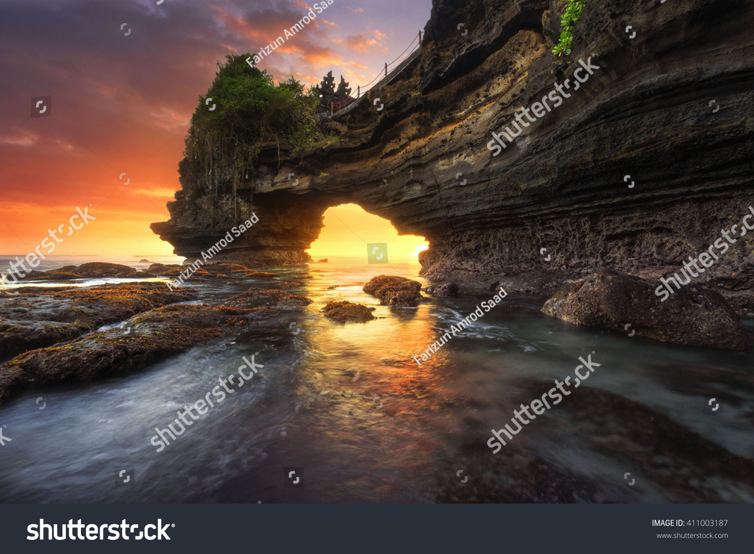 Sunset at Batu Bolong & Tanah Lot - Bali  Indonesia