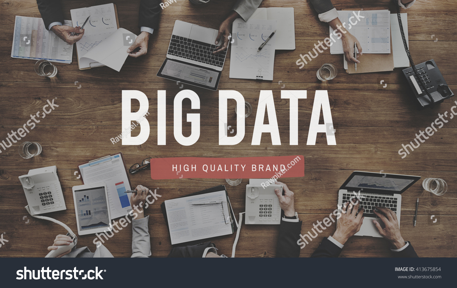 Big Data Server Information Technology Concept
