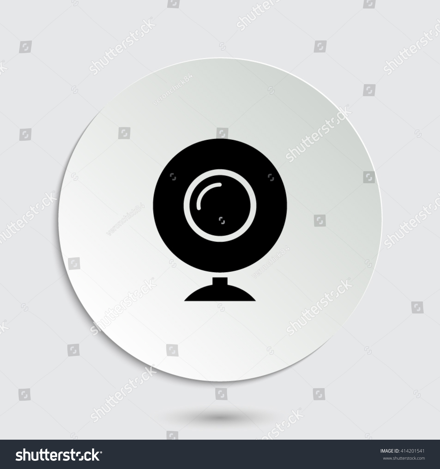 webcamerablackvectoriconwithshadow