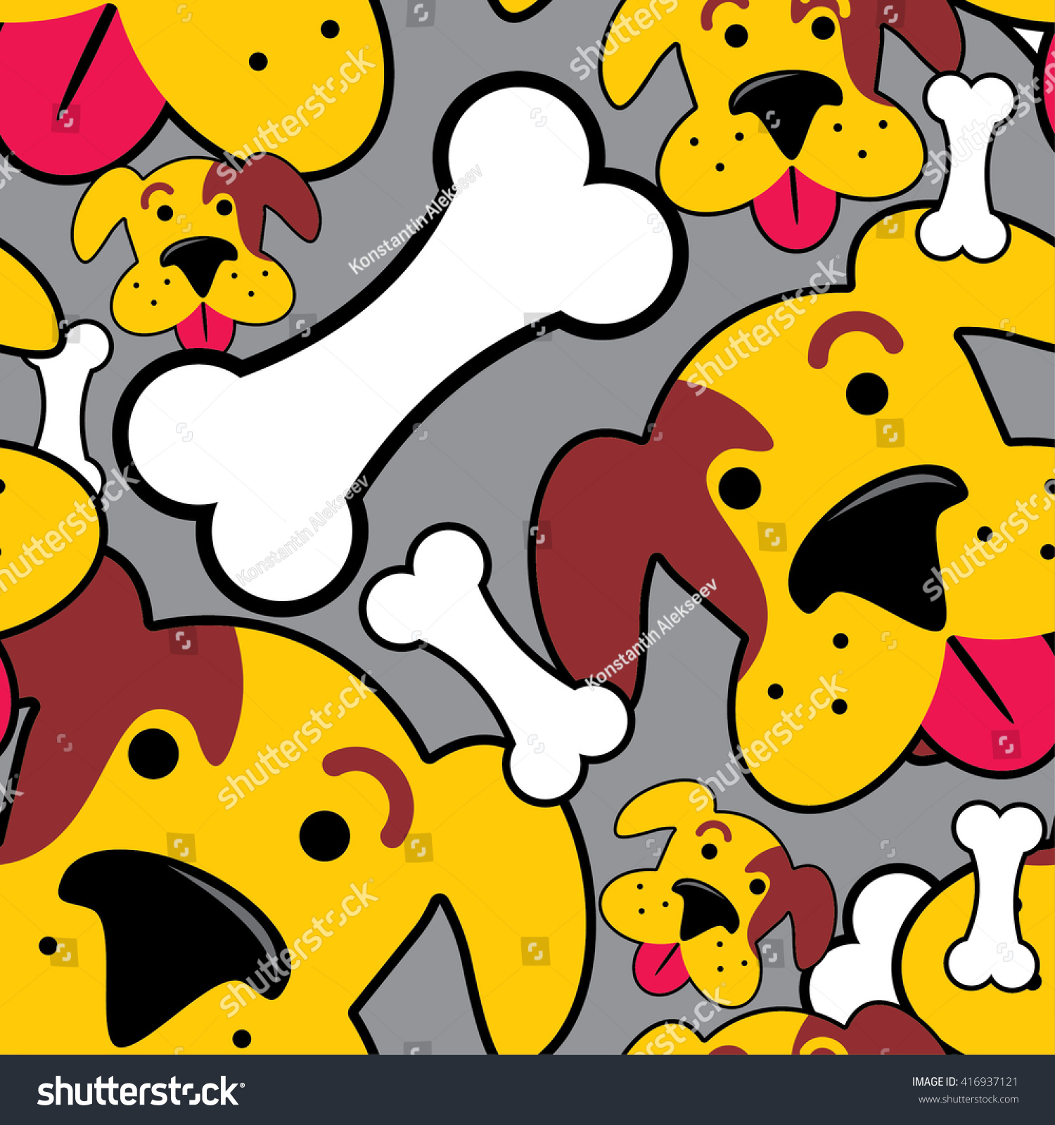 seamless wallpaper dog