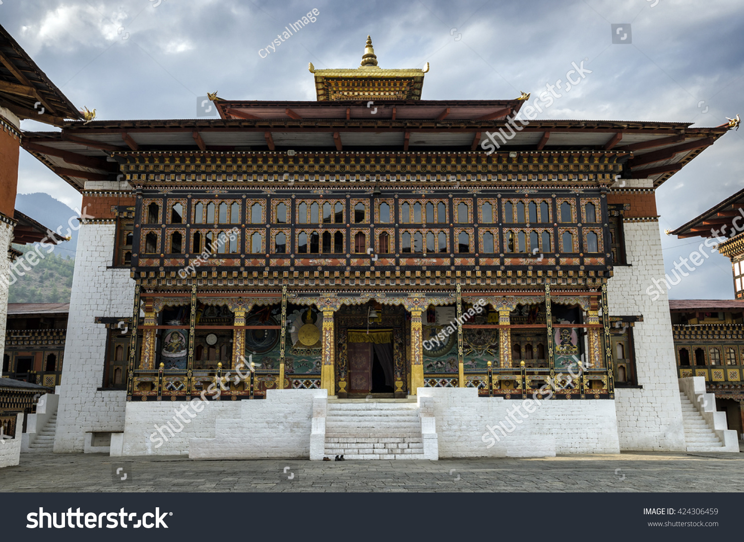 Tashichho Dzong  Thimphu  Bhutan - the most respectful Dzong in Thimphu