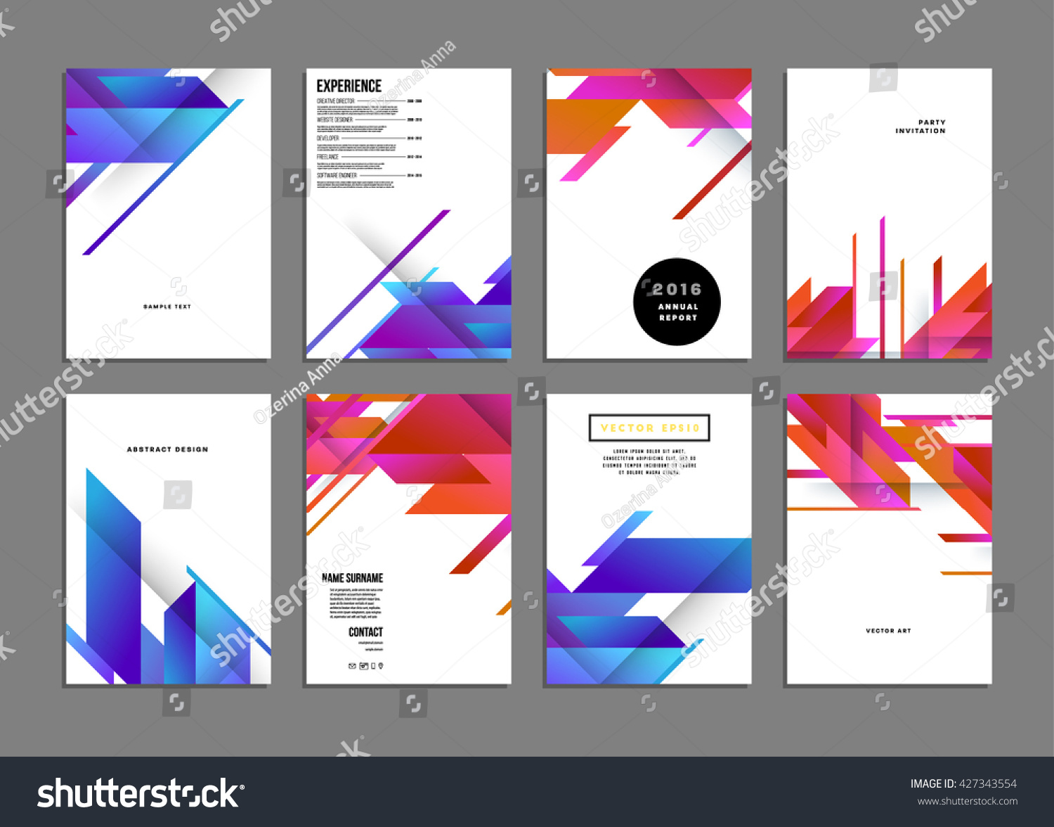 Abstract Background. Geometric Shapes and Frames for Presentation  Annual Reports  Flyers  Brochures  Leaflets  Posters  Business Cards and Document Cover Pages Design. A4 Title Sheet Template