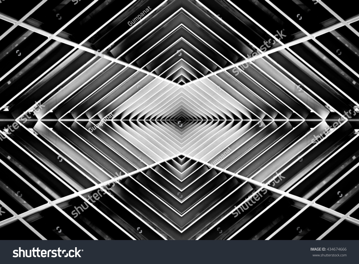 metal structure similar to spaceship interior in black and white