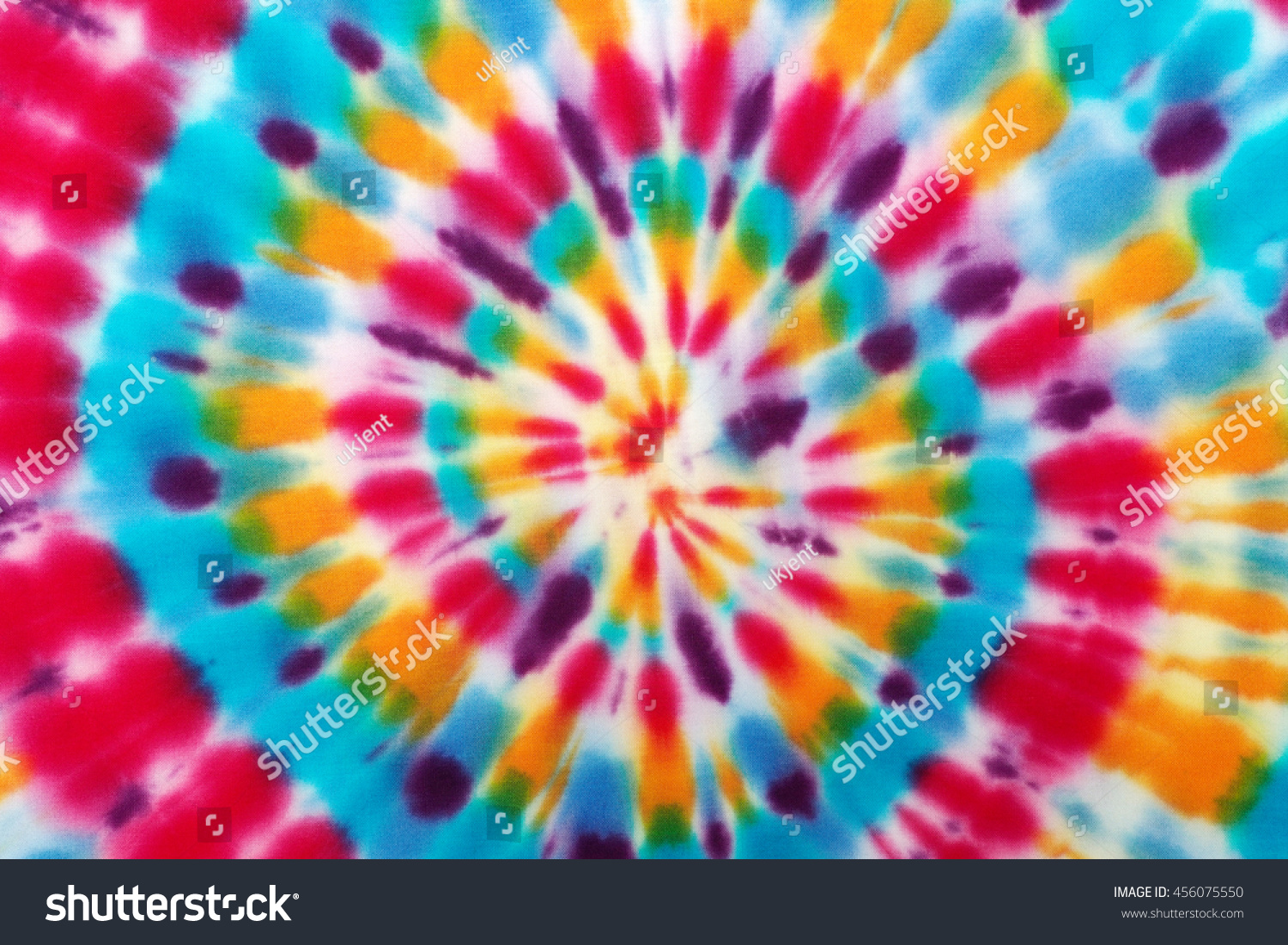Blur fabric Tie dye bright colors texture background.