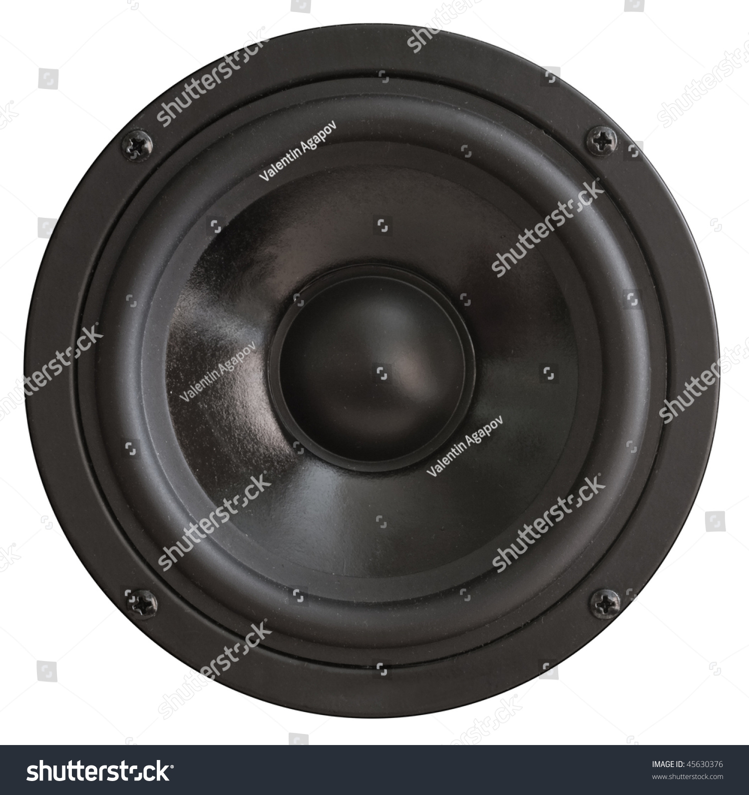 soundspeakerisolatedonwhitebackground